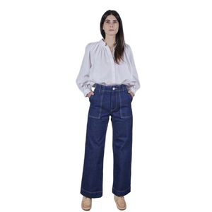 Esby Finch Wide Leg Crop Jeans